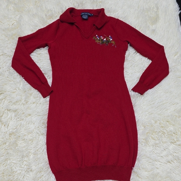 ralph lauren red sweater dress NWT Lauren Ralph Lauren Womens Silk Cashmere
